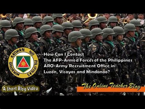 aro luzon|How Can I Contact The AFP.